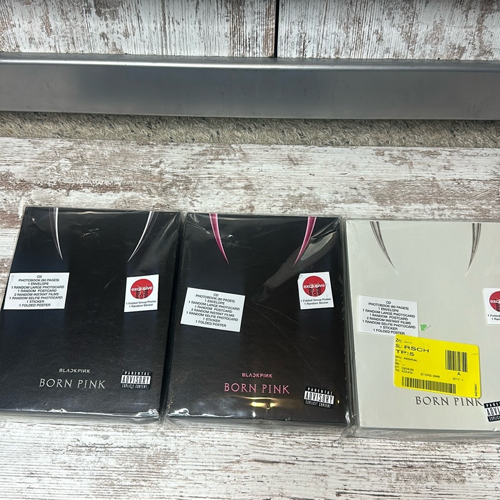 Blackpink Born Pink 3 version Set NWT
